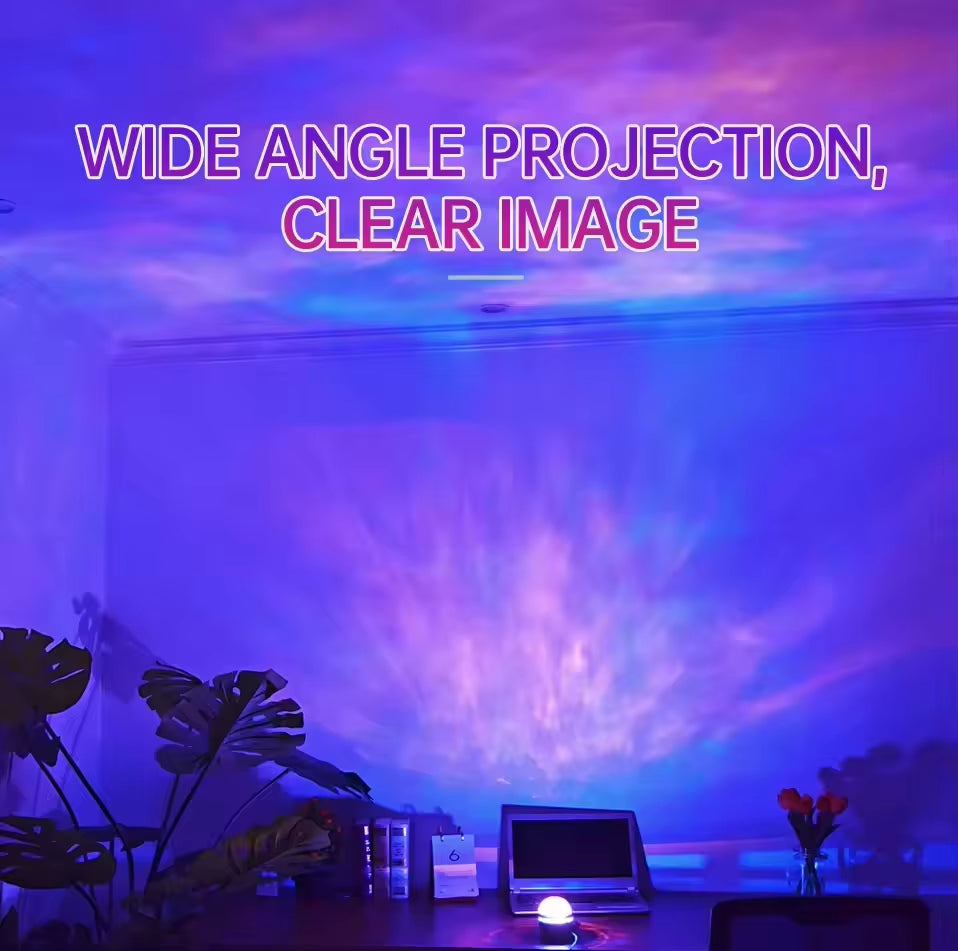 Galaxy LED Projector Night Light – Starry Sky Lamp with Remote Control | Bedroom & Kids Room Decor