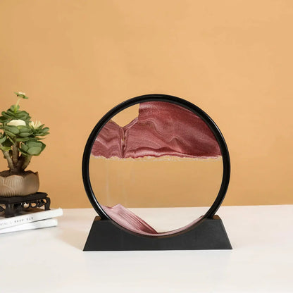 Moving Sand Art Frame – 3D Liquid Motion Sandscape | Relaxing Deep Sea Sand Picture Home Decor