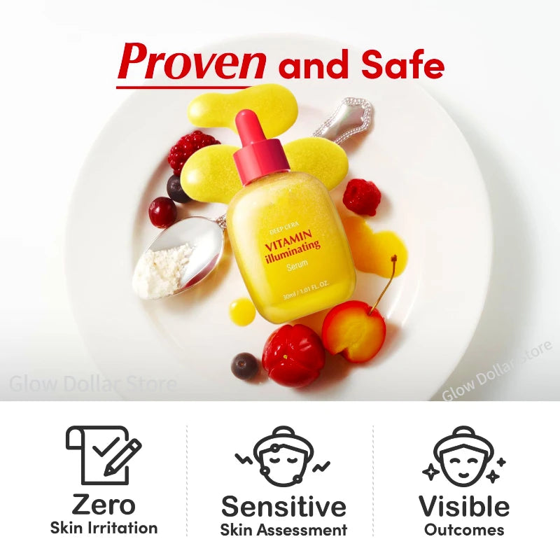 Revitalize Your Skin with Our Korean Vitamin C & Bakuchiol Face Serum – Achieve a Bright, Firm Complexion in Just 30ml!