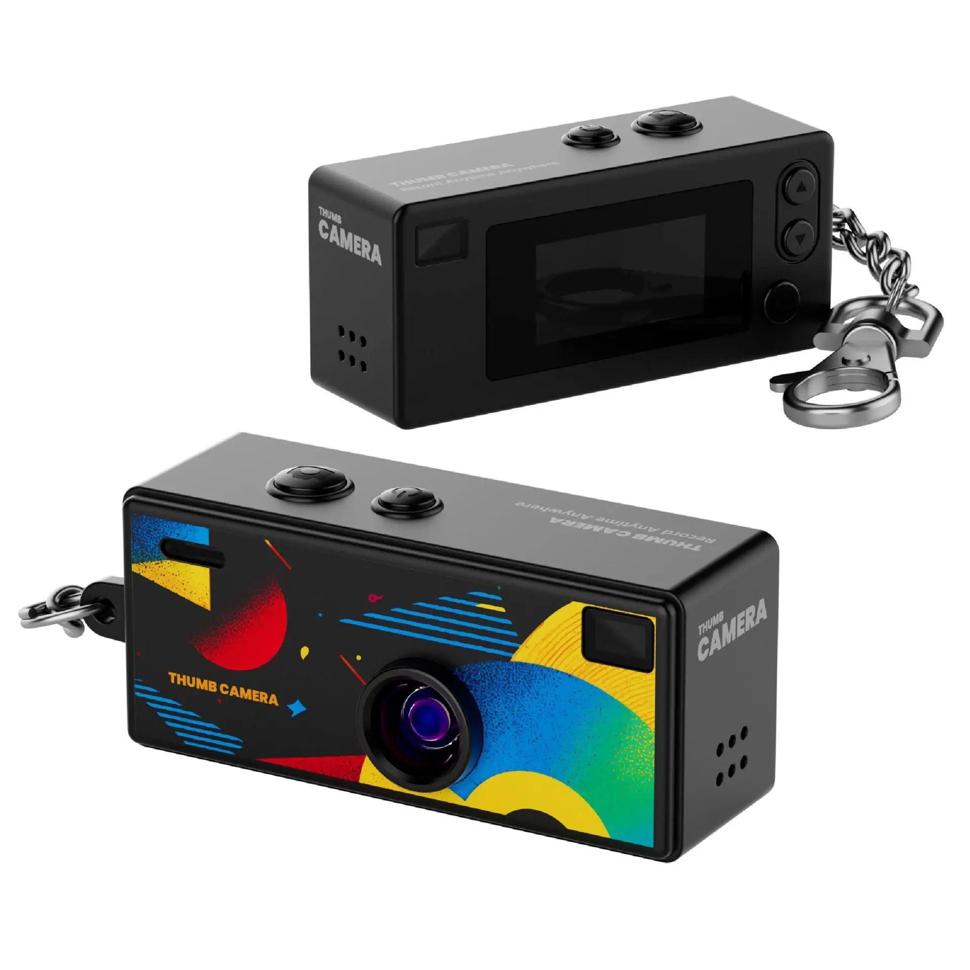 Capture Every Moment with the G6 Thumb Camera: Ultra-Compact 1080P Retro Mini Keychain Camcorder for Students and Kids