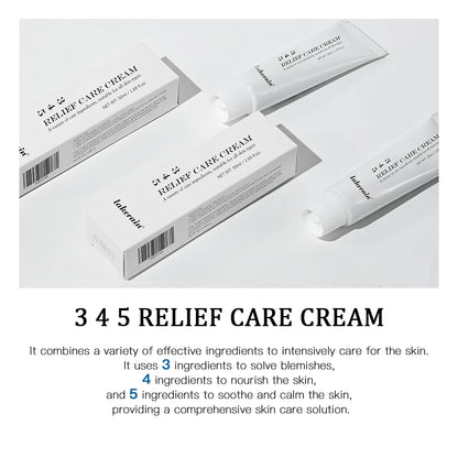 345 Relief Cream - Ultimate Solution for Skin Problems, Anti-Sugar & Antioxidant, Brightening Blemish Care, Nourishing Moisturizer from Korea