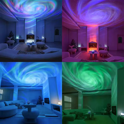Galaxy LED Projector Night Light – Starry Sky Lamp with Remote Control | Bedroom & Kids Room Decor