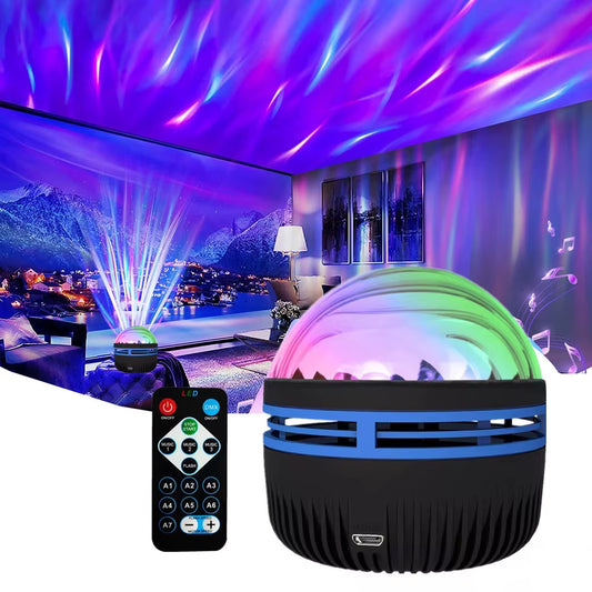 Galaxy LED Projector Night Light – Starry Sky Lamp with Remote Control | Bedroom & Kids Room Decor